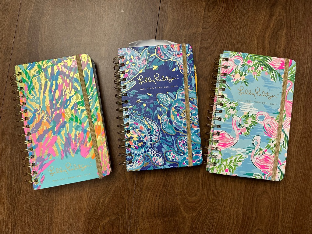 My Lilly Pulitzer planners