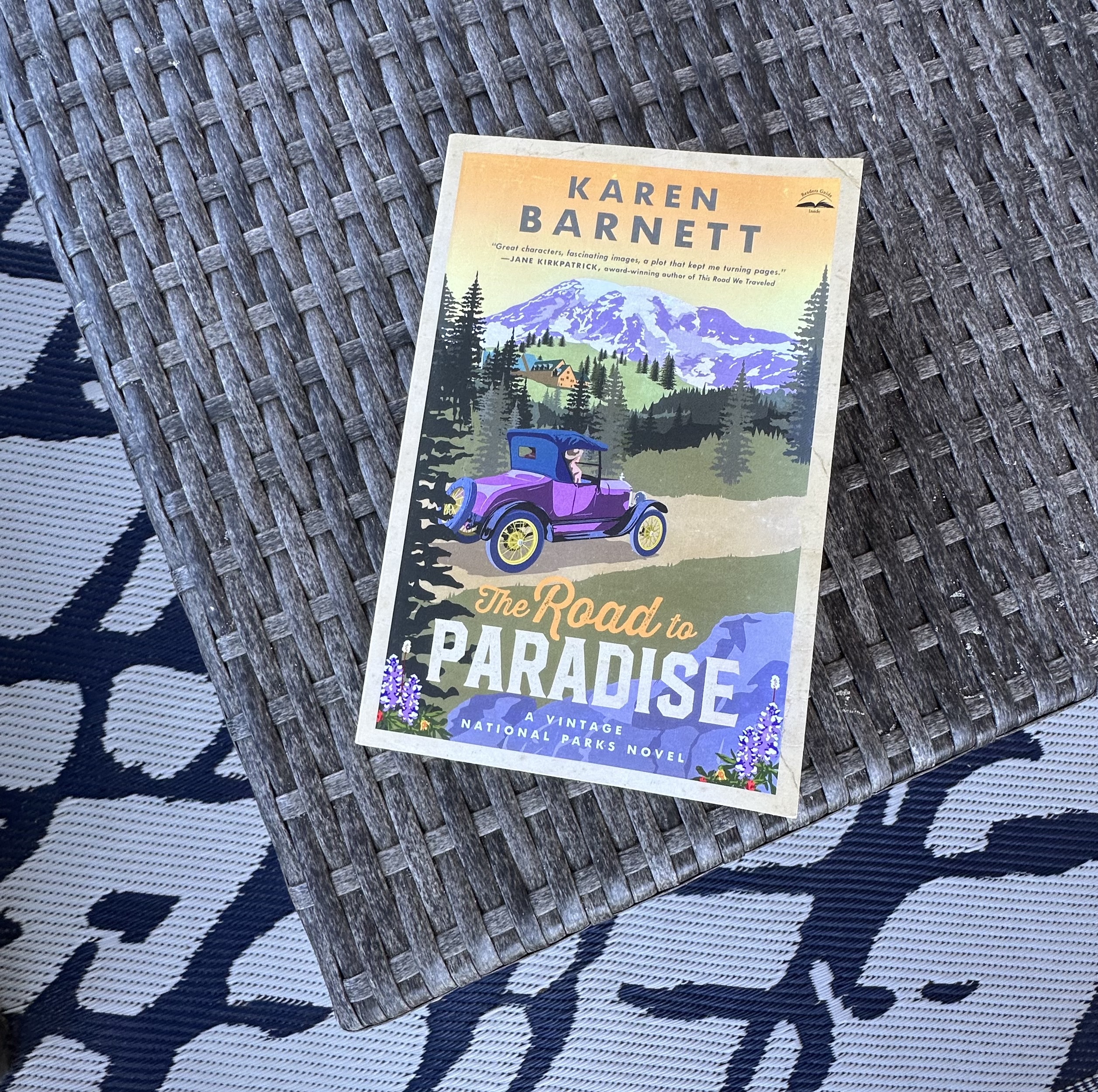 The Road to Paradise by Karen Barnett- a Vintage National Parks Novel